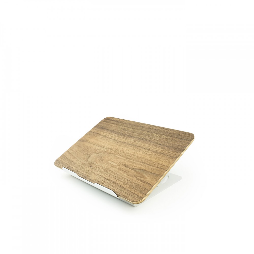 Podstawka pod laptop - Bewood Laptop Riser - White - Orzech (1)