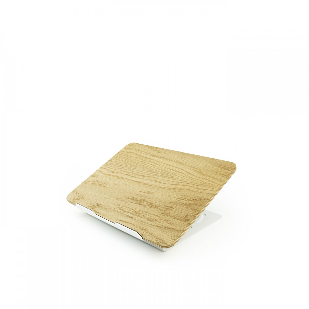 Podstawka pod laptop - Bewood Laptop Riser - White - Dąb (1)