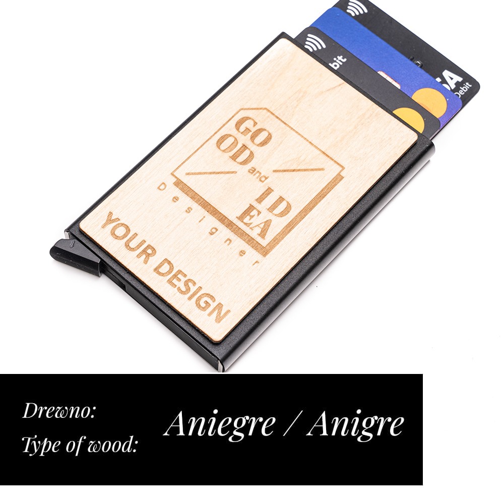 Personalizowane etui na karty Black - Twoje Logo - Zaprojektuj (6)