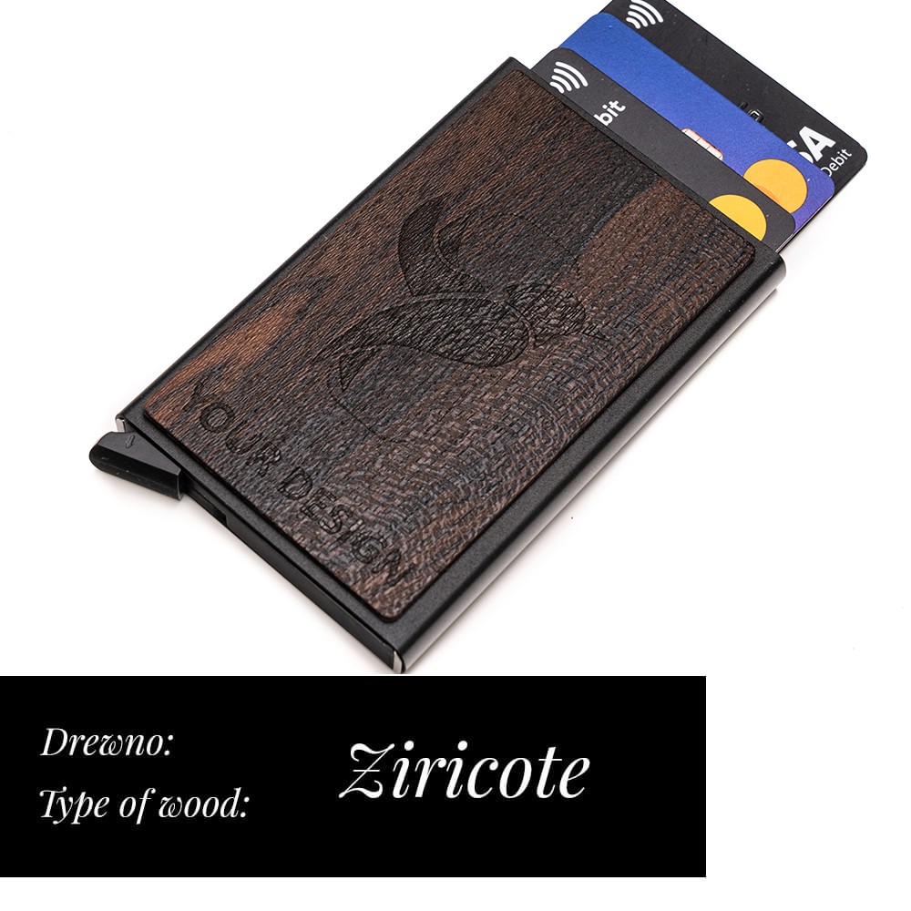 Personalizowane etui na karty Black - Twoje Logo - Zaprojektuj (10)