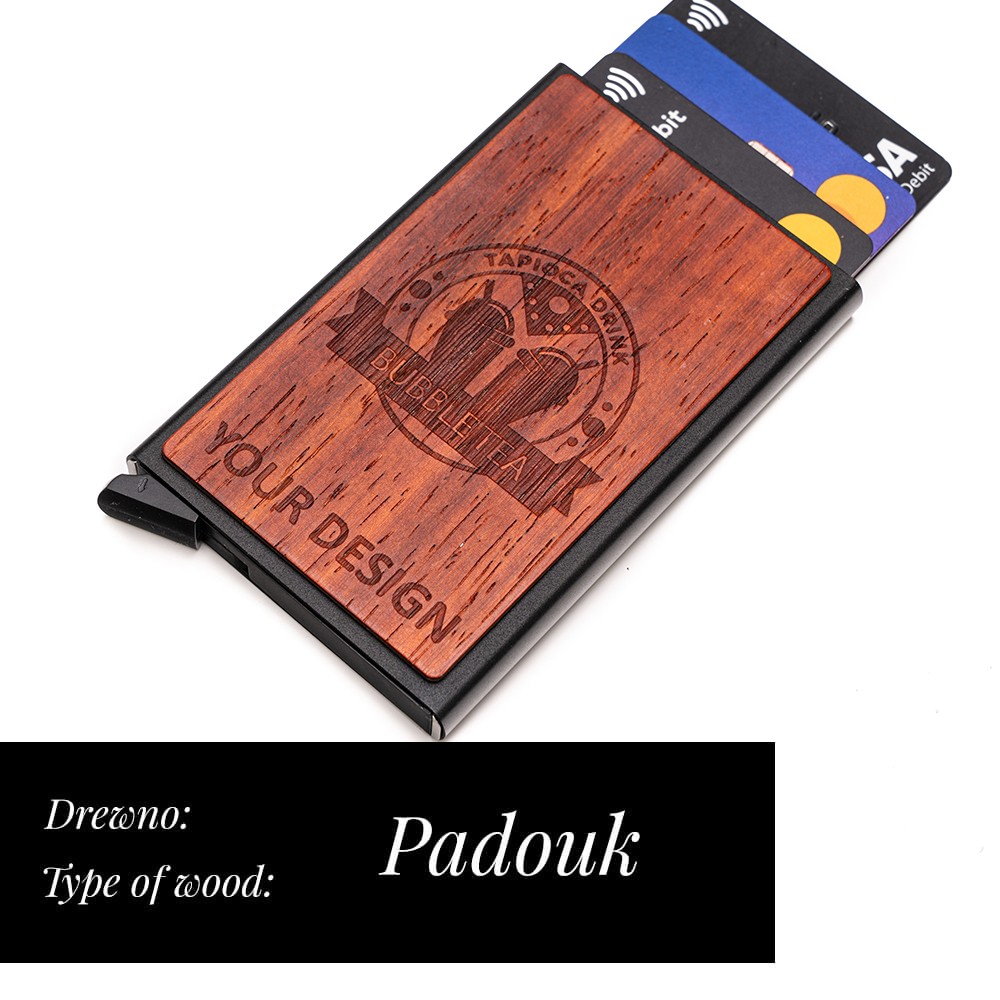 Personalizowane etui na karty Black - Twoje Logo - Zaprojektuj (12)
