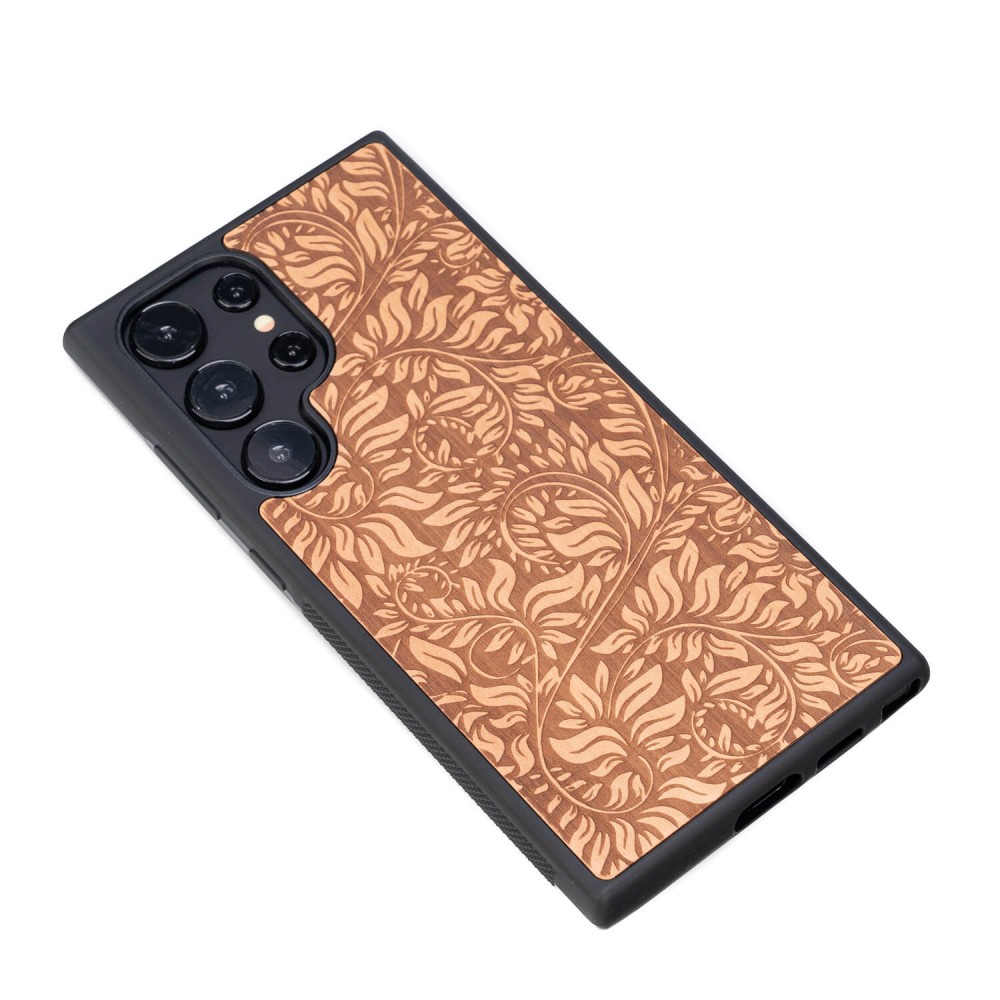 Drewniane Etui Bewood na Samsung Galaxy S24 Ultra LIŚCIE JABŁOŃ (3)
