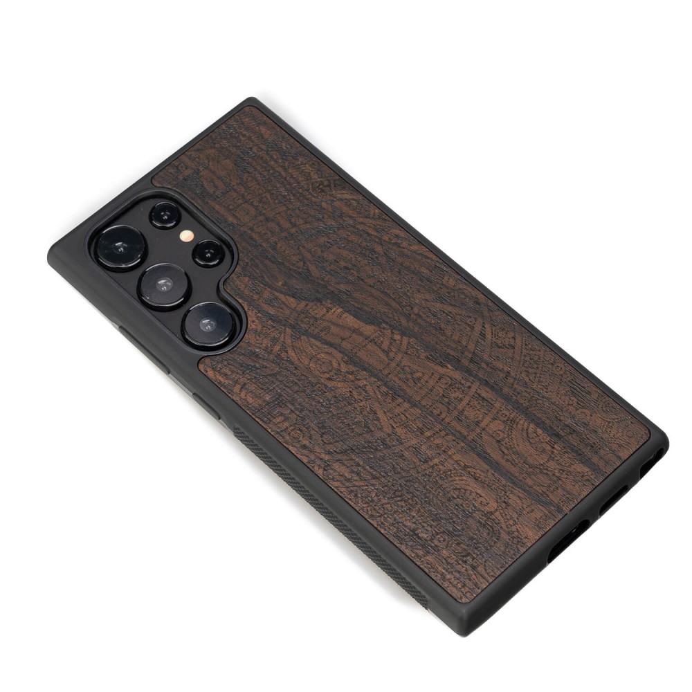 Drewniane Etui Bewood na Samsung Galaxy S24 Ultra KALENDARZ AZTECKI ZIRICOTE (3)