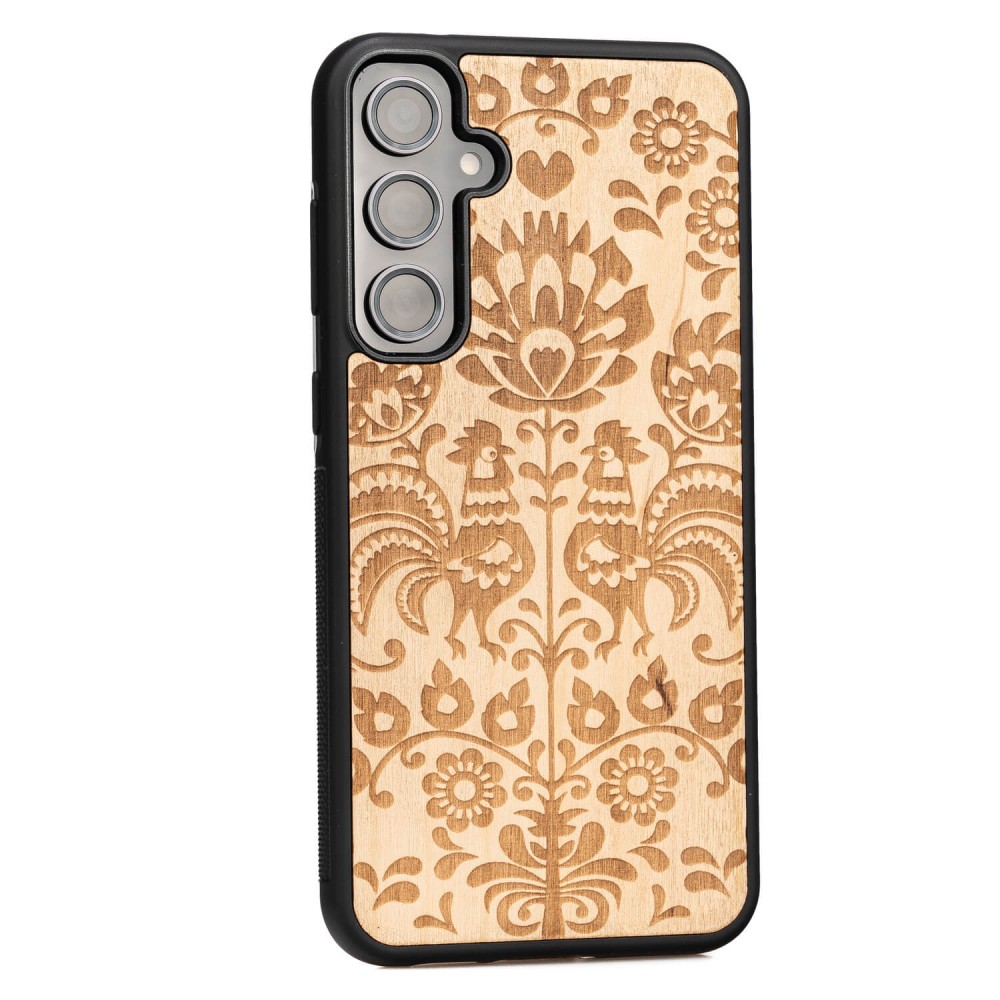 Drewniane Etui Bewood na Samsung Galaxy S23 FE POLSKI FOLK ANIEGRE (2)