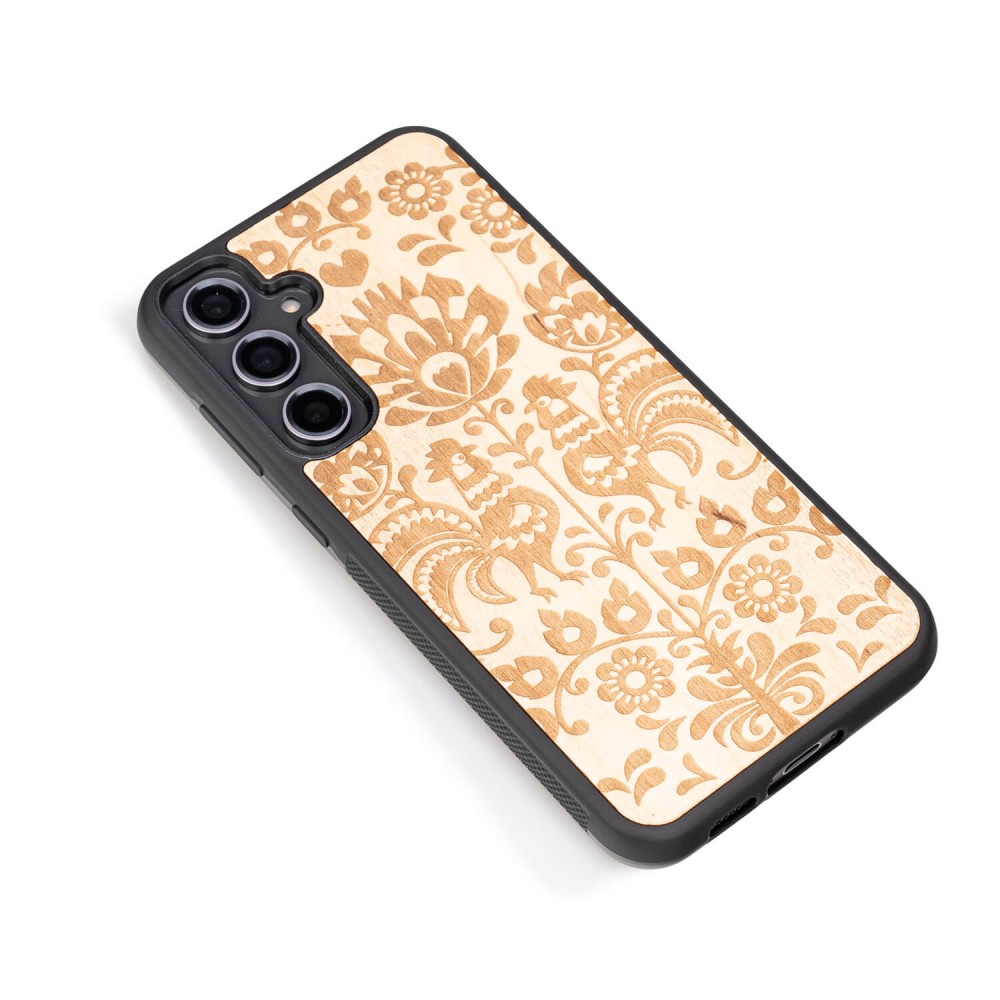 Drewniane Etui Bewood na Samsung Galaxy S23 FE POLSKI FOLK ANIEGRE (3)