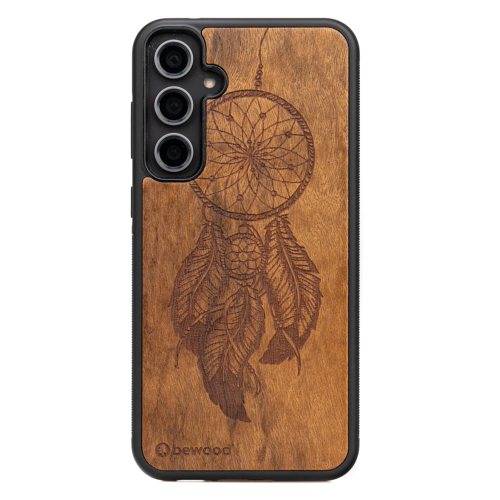 Drewniane Etui Bewood na Samsung Galaxy S23 FE ŁAPACZ SNÓW IMBUIA (1)