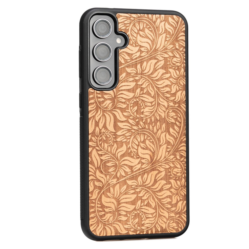Drewniane Etui Bewood na Samsung Galaxy S23 FE LIŚCIE JABŁOŃ (2)