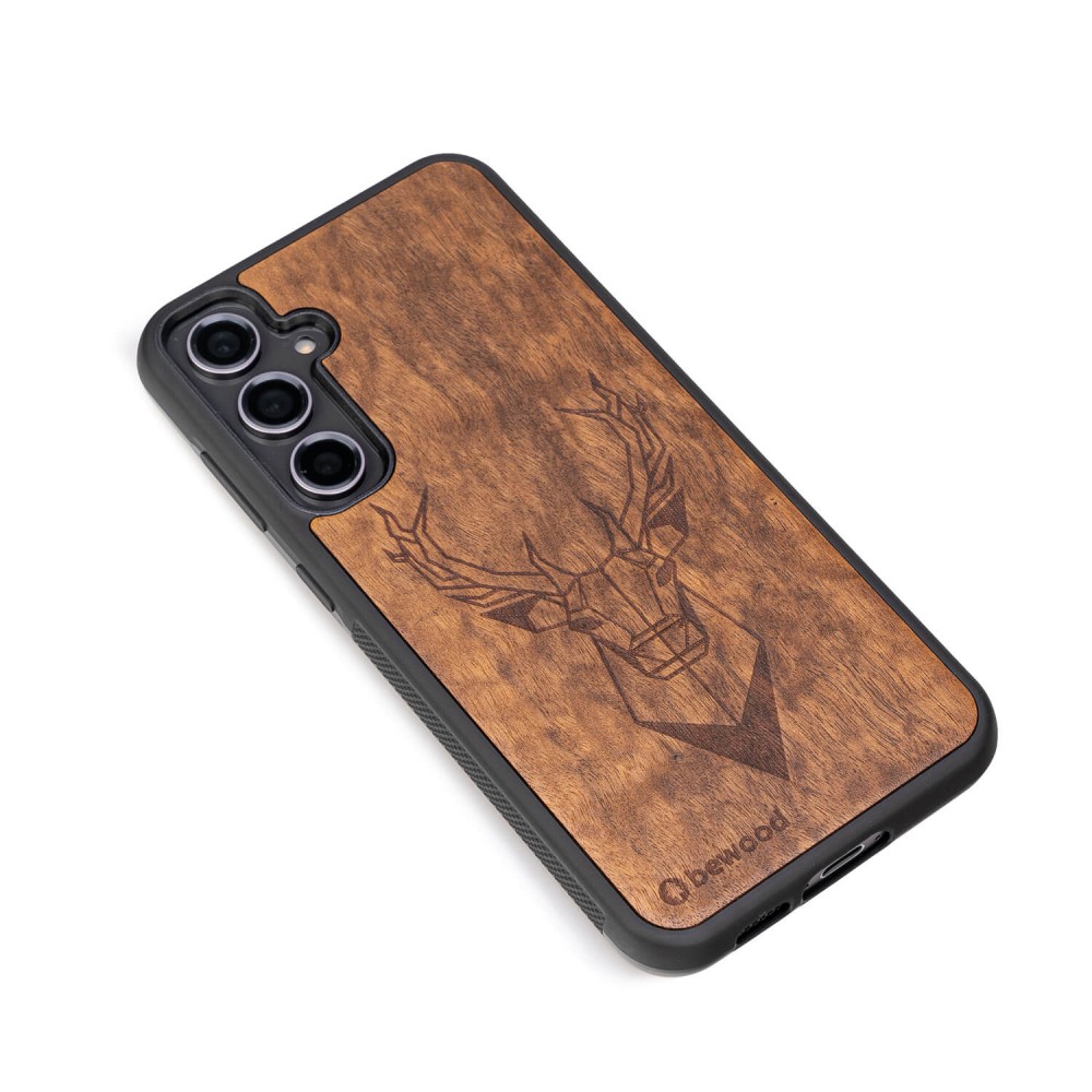 Drewniane Etui Bewood na Samsung Galaxy S23 FE JELEŃ IMBUIA (3)