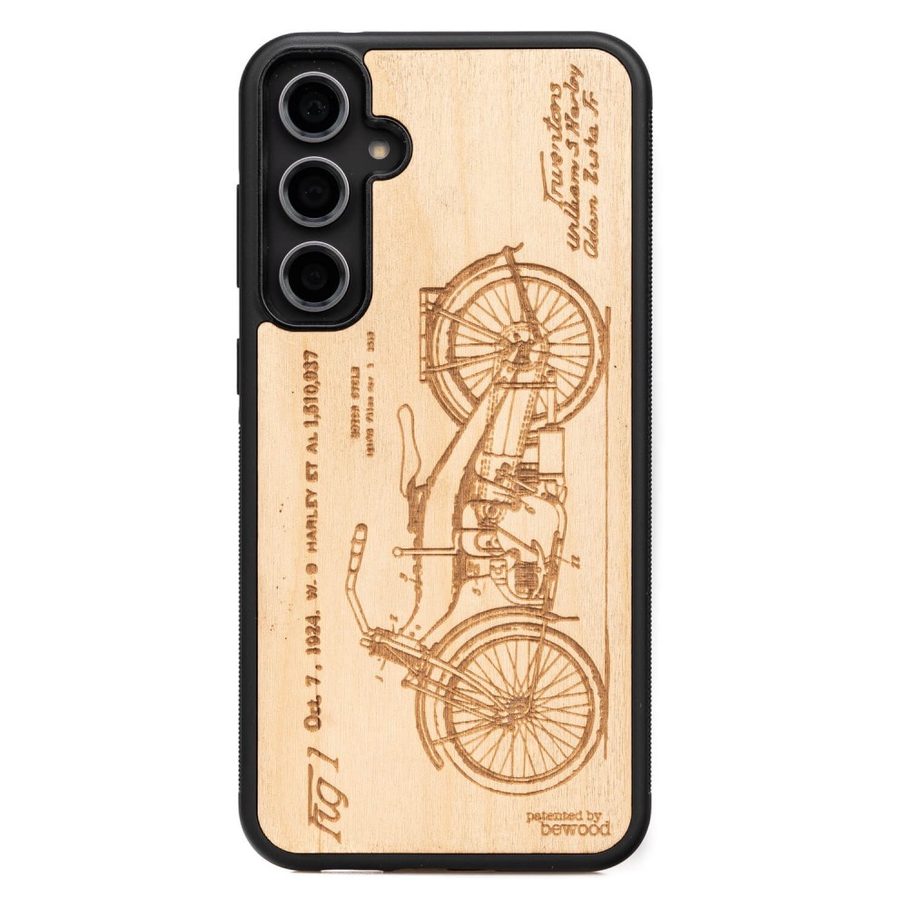 Drewniane Etui Bewood na Samsung Galaxy S23 FE HARLEY PATENT ANIEGRE (1)