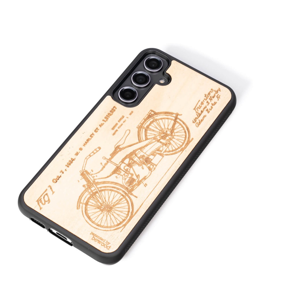 Drewniane Etui Bewood na Samsung Galaxy S23 FE HARLEY PATENT ANIEGRE (3)
