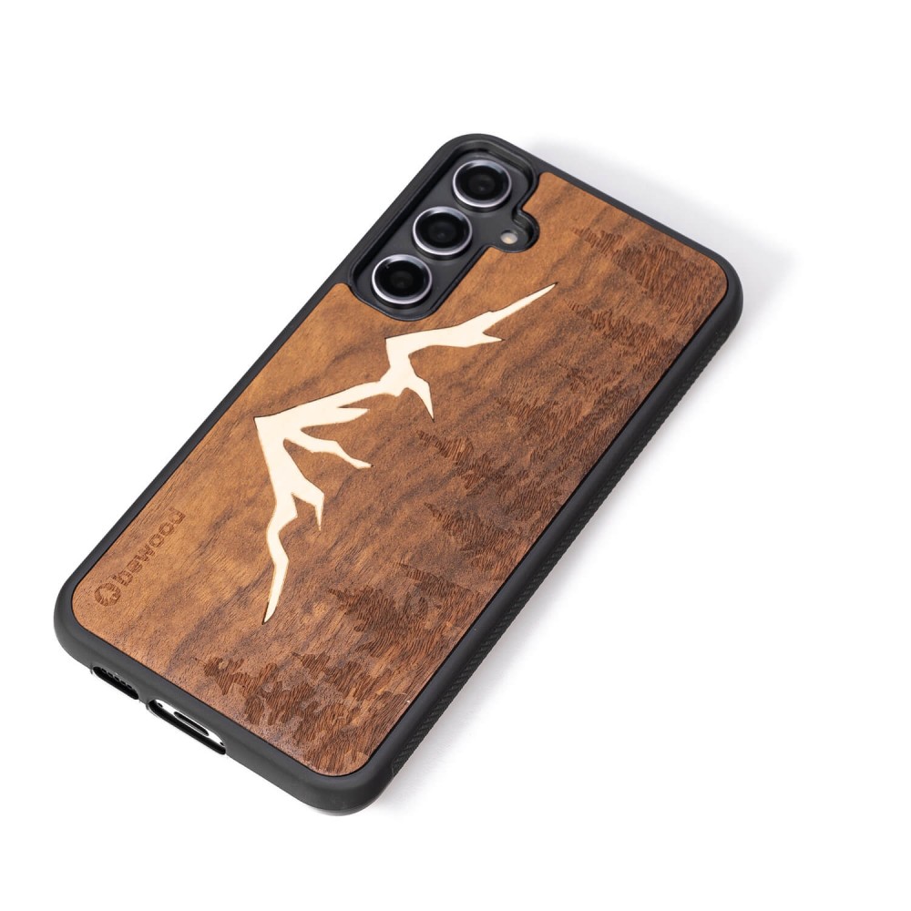 Drewniane Etui Bewood na Samsung Galaxy S23 FE GÓRY IMBUIA (3)
