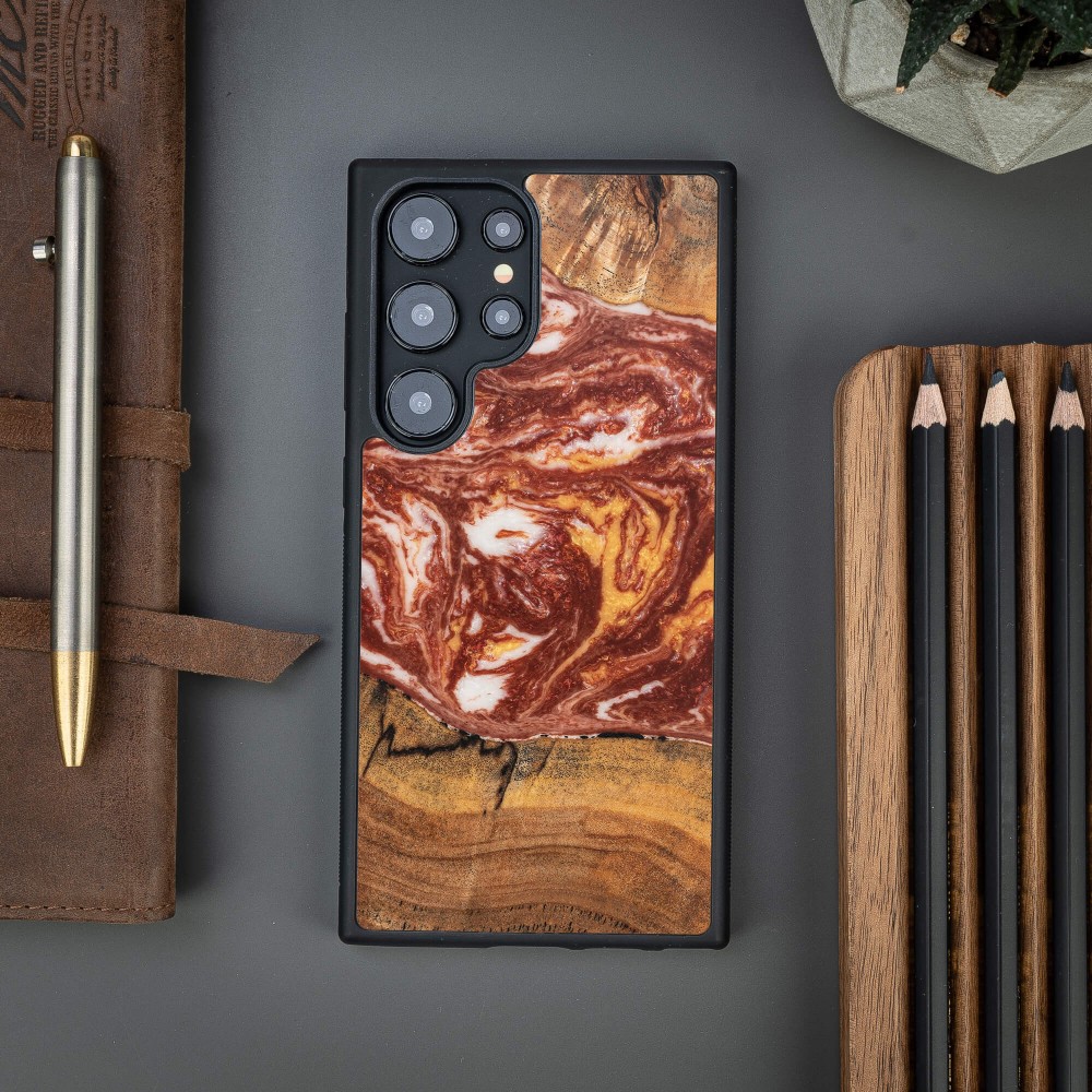 Etui Bewood Unique na Samsung Galaxy S24 Ultra - Planets - Mars (2)