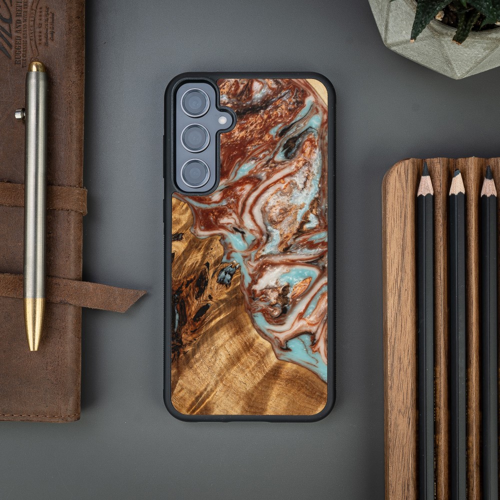 Etui Bewood Unique na Samsung Galaxy S23 FE - Planets - Jowisz (2)