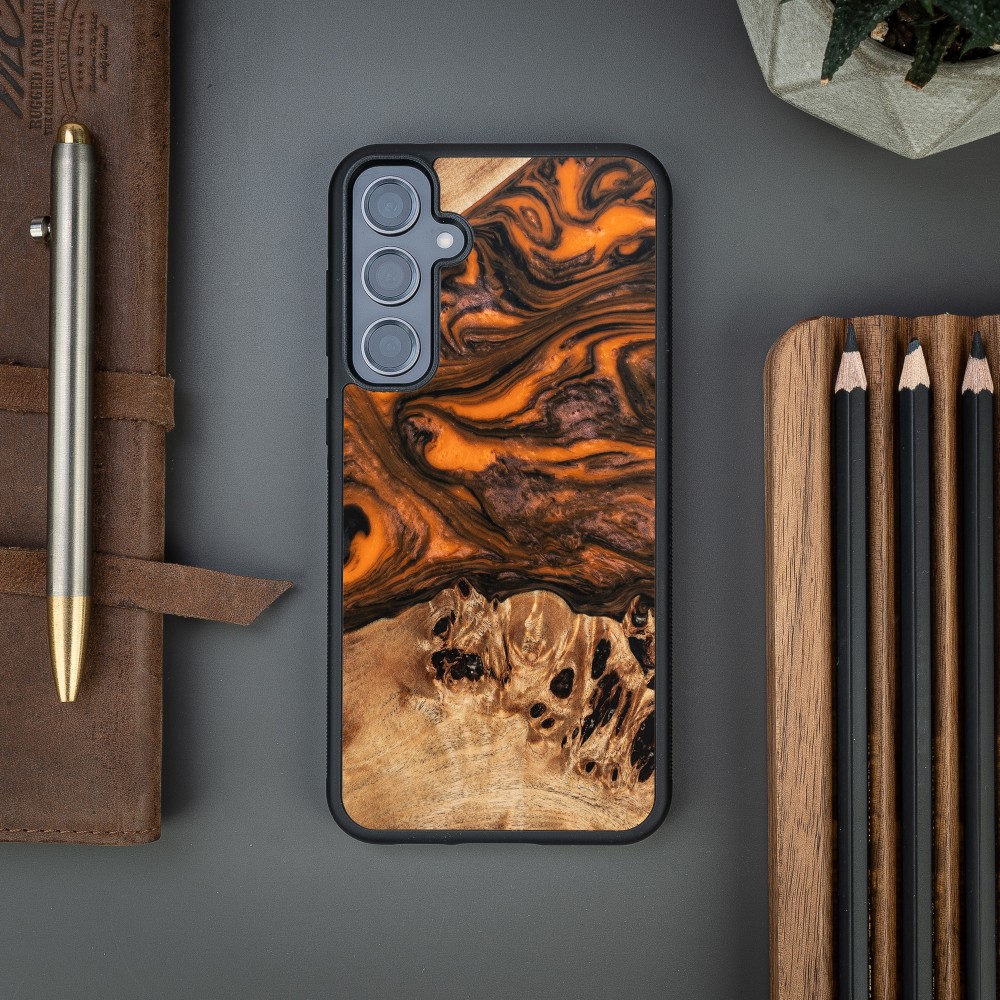 Etui Bewood Unique na Samsung Galaxy S23 FE - Orange (2)