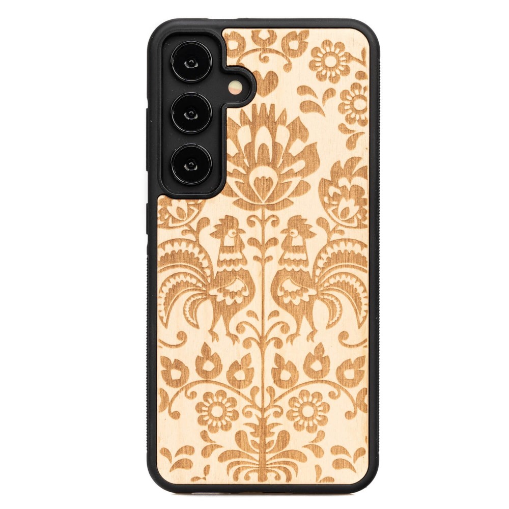 Drewniane Etui Bewood na Samsung Galaxy A55 5G POLSKI FOLK ANIEGRE (1)
