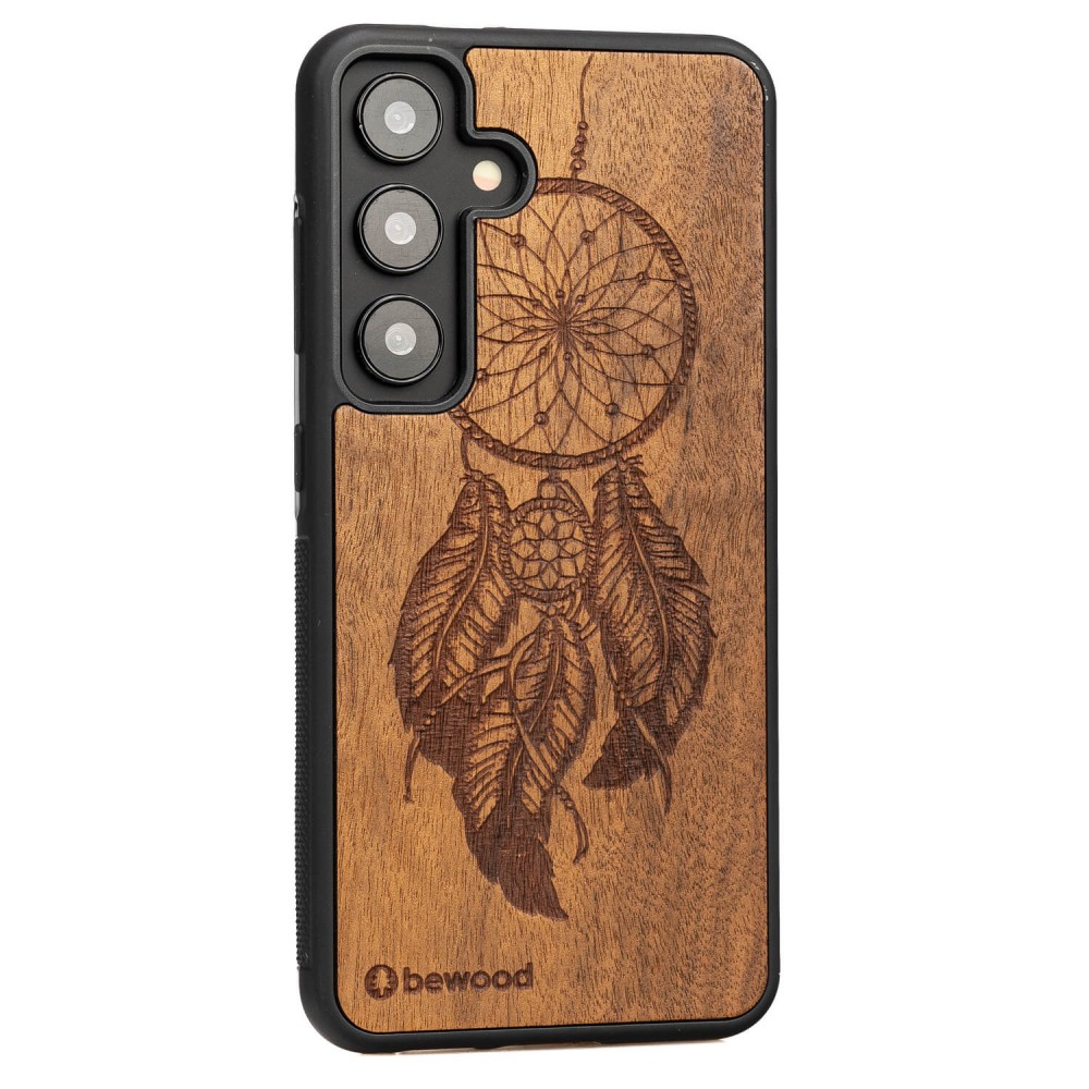 Drewniane Etui Bewood na Samsung Galaxy A55 5G ŁAPACZ SNÓW IMBUIA (2)