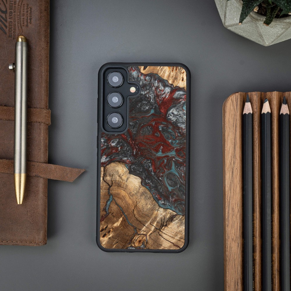 Etui Bewood Unique na Samsung Galaxy A55 5G - Planets - Pluton (2)
