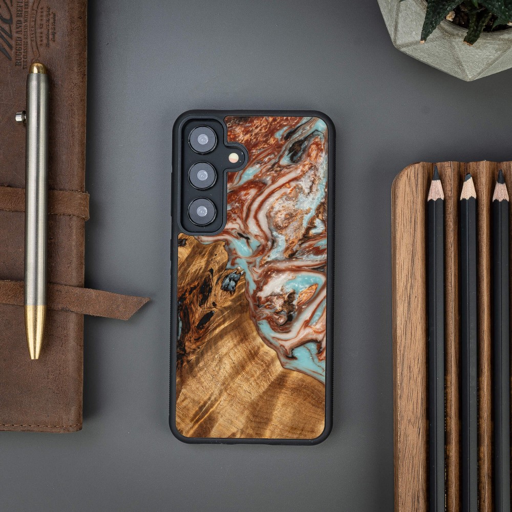 Etui Bewood Unique na Samsung Galaxy A55 5G - Planets - Jowisz (2)