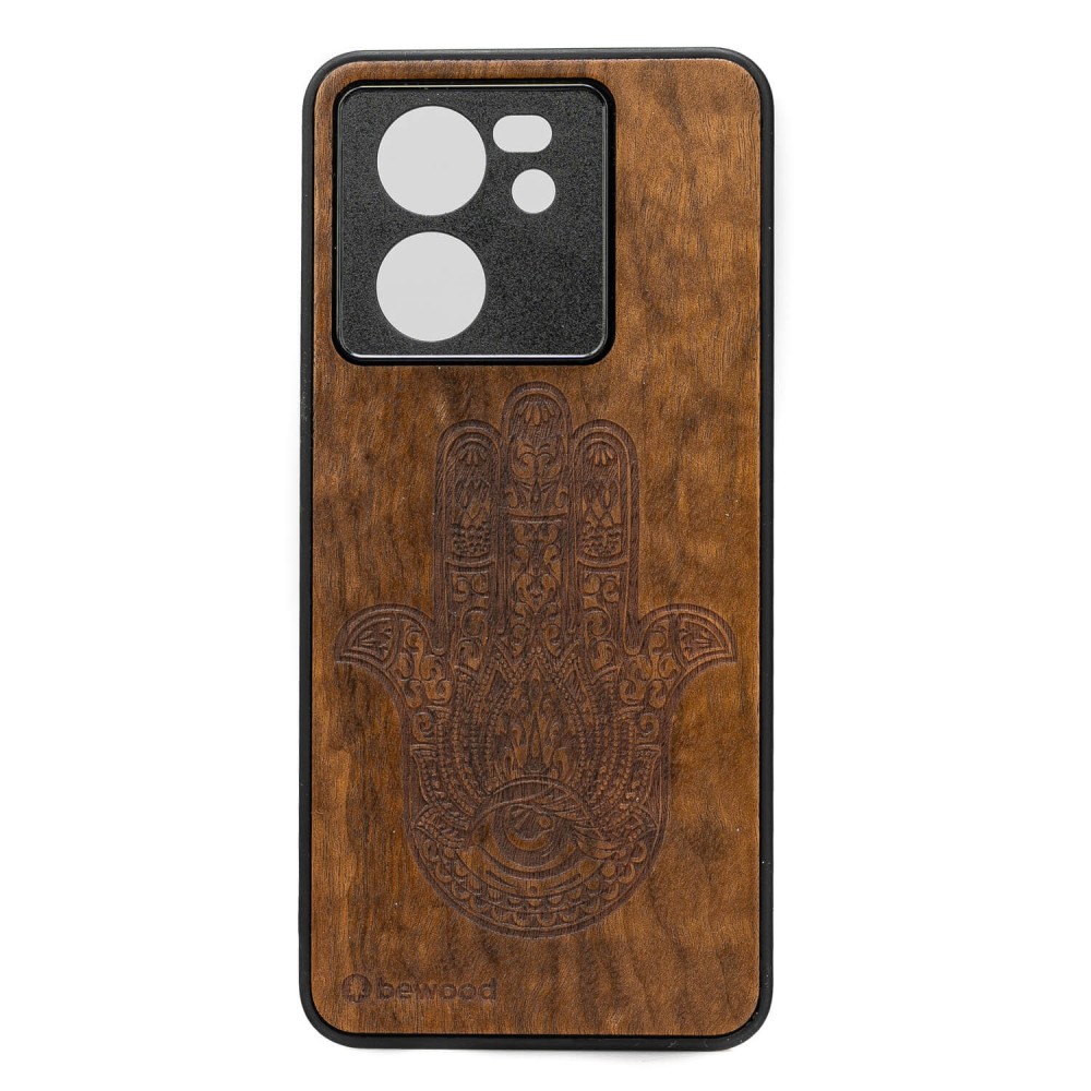 Drewniane Etui Bewood na Xiaomi 13T / 13T Pro HAMSA IMBUIA (1)