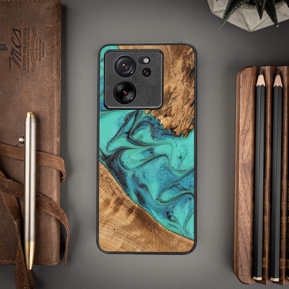 Bewood Resin Case - Xiaomi 13T / 13T Pro - Turquoise (3)