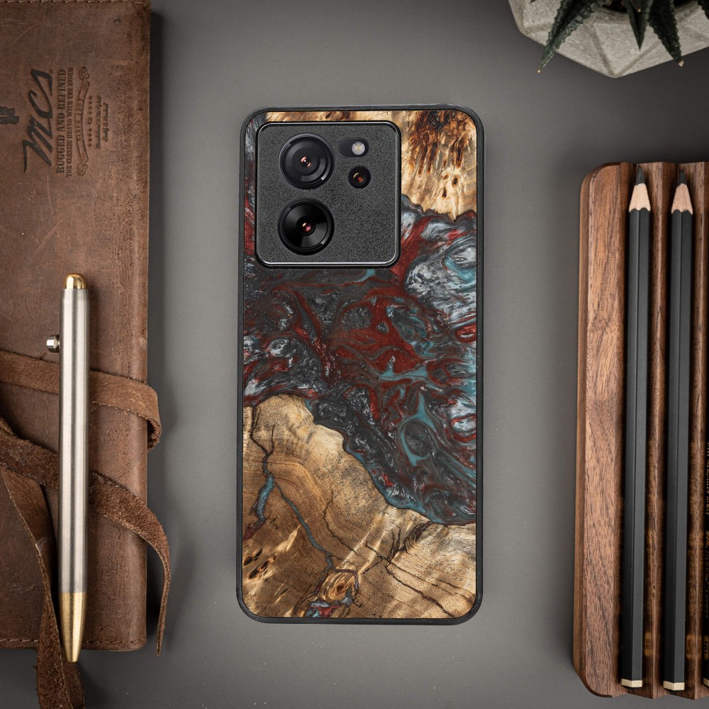 Etui Bewood Unique na Xiaomi 13T / 13T Pro - Planets - Pluton (3)