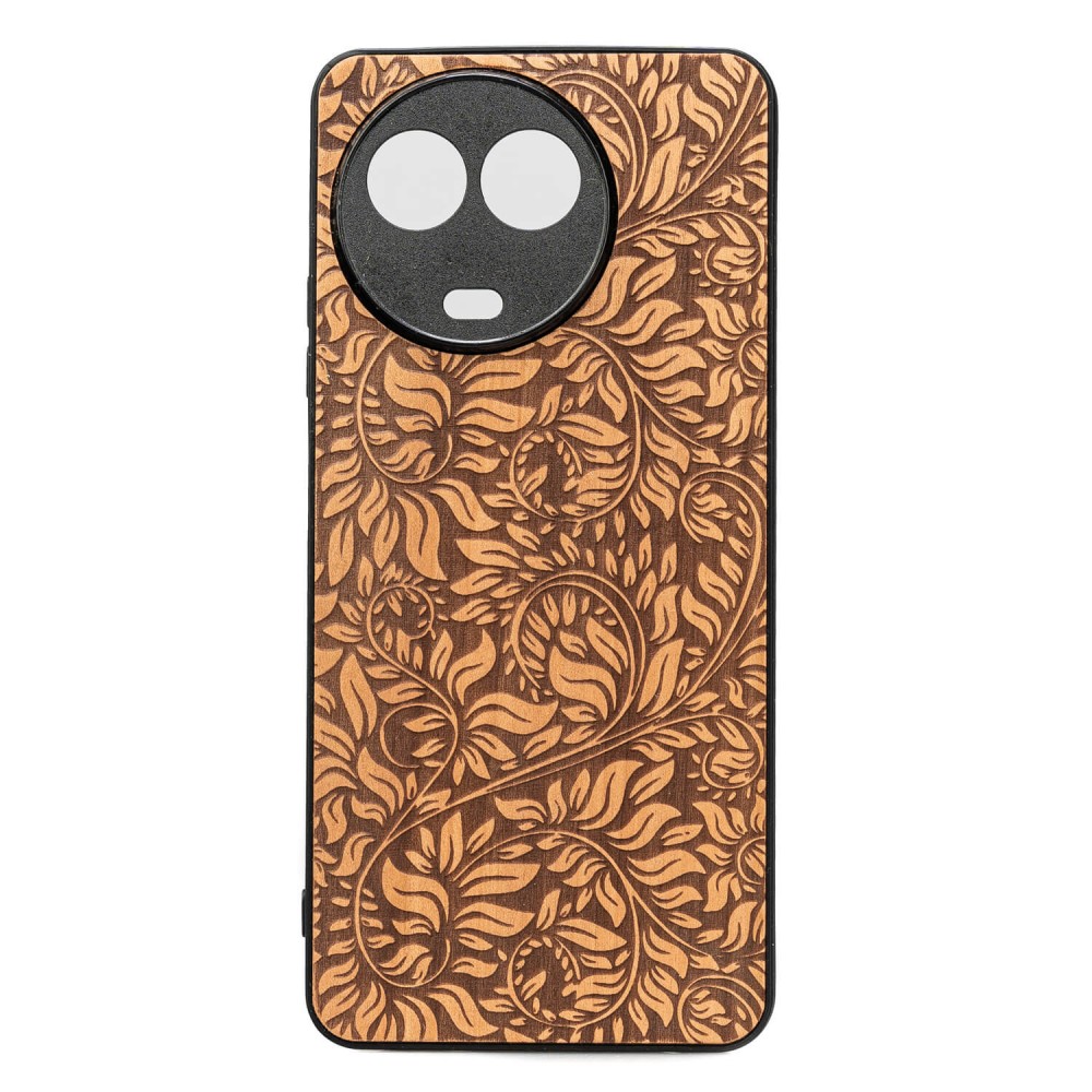 Drewniane Etui Bewood na Realme 11 5G LIŚCIE JABŁOŃ (1)