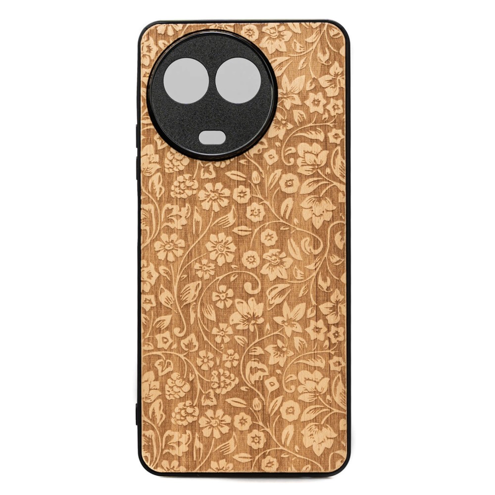 Drewniane Etui Bewood na Realme 11 5G KWIATY POLNE ANIEGRE (1)