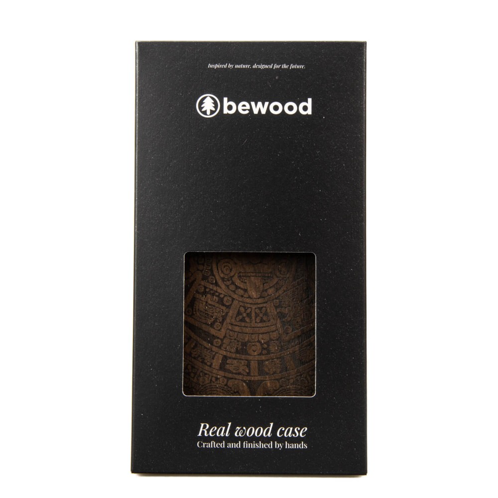 Drewniane Etui Bewood na Motorola Edge 40 Neo KALENDARZ AZTECKI ZIRICOTE (2)