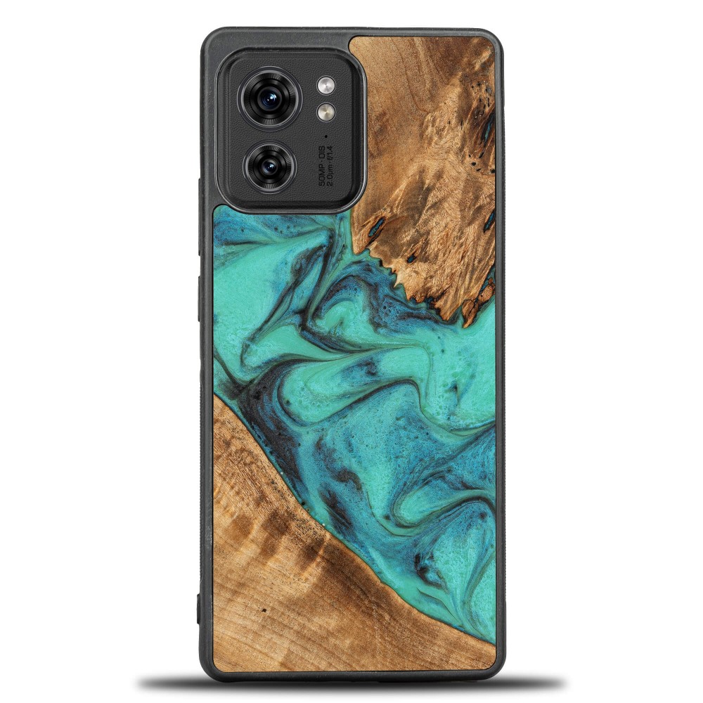 Etui Bewood Unique na Motorola Edge 40 - Turquoise (1)