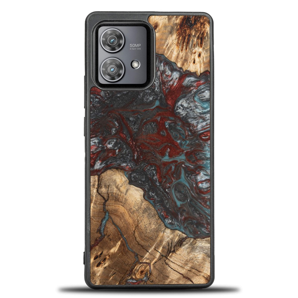 Etui Bewood Unique na Motorola Edge 40 Neo - Planets - Pluton (1)