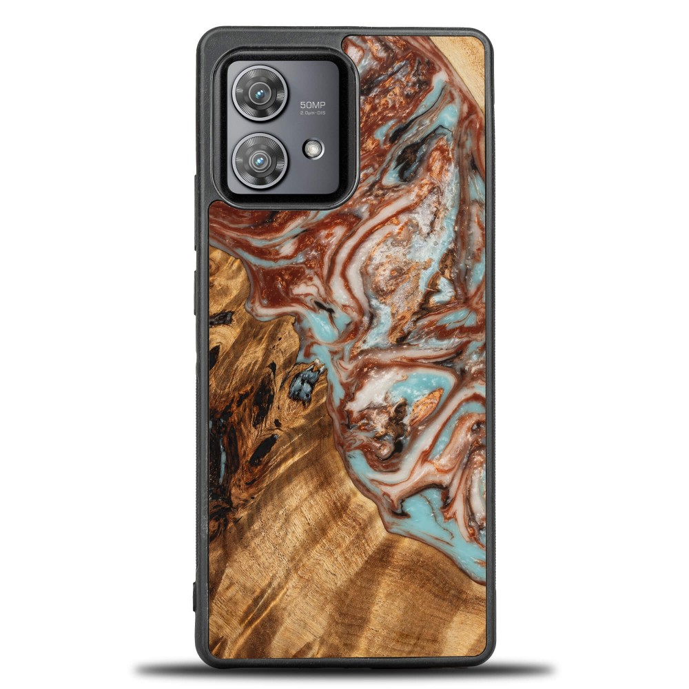 Etui Bewood Unique na Motorola Edge 40 Neo - Planets - Jowisz (1)
