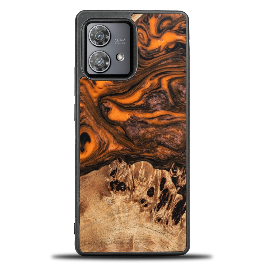 Etui Bewood Unique na Motorola Edge 40 Neo - Orange (1)