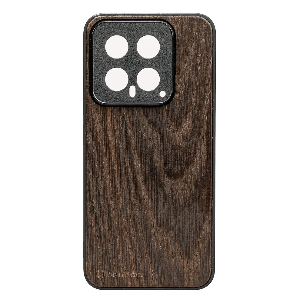 Drewniane Etui Bewood na Xiaomi 14 DĄB WĘDZONY (1)