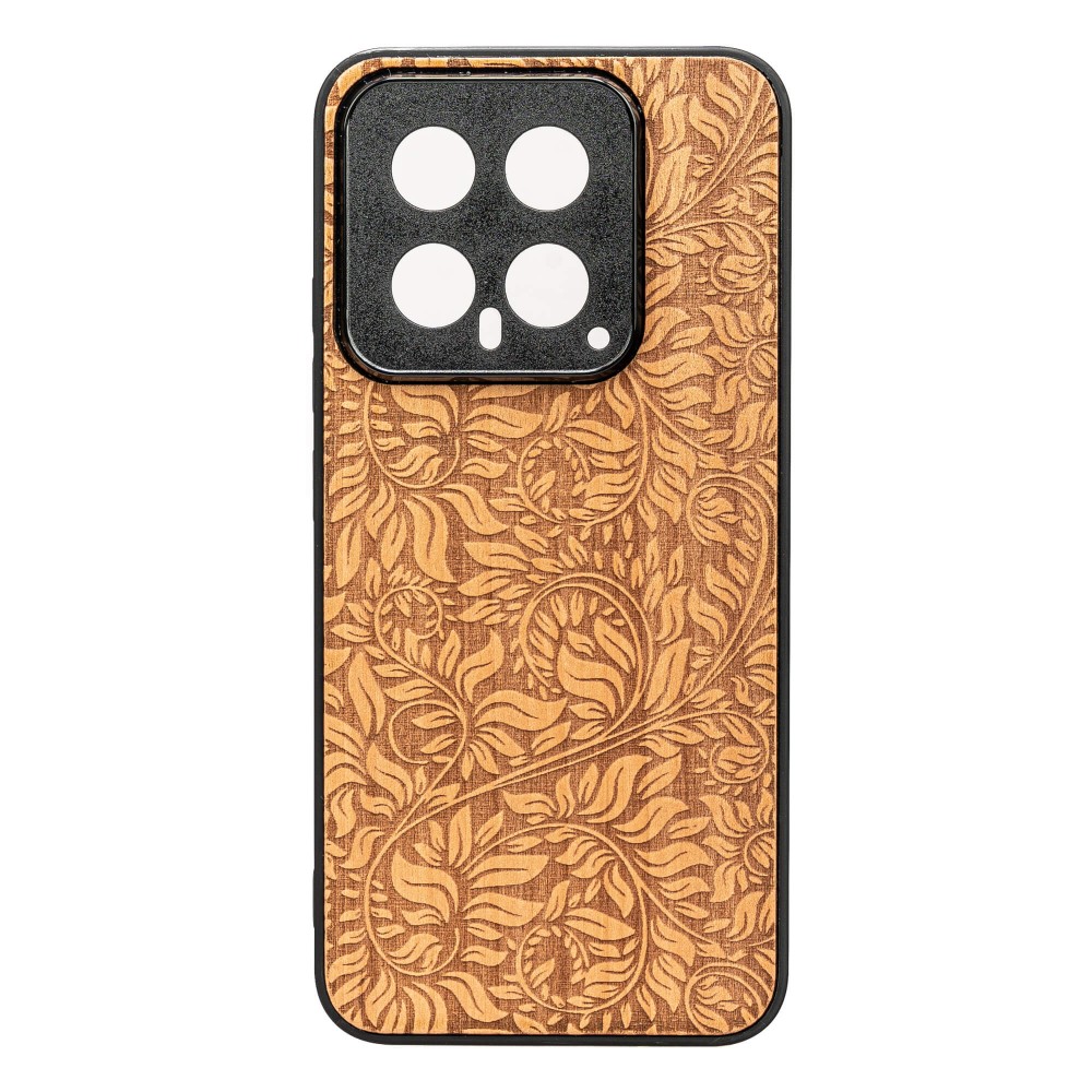 Drewniane Etui Bewood na Xiaomi 14 Pro LIŚCIE JABŁOŃ (1)