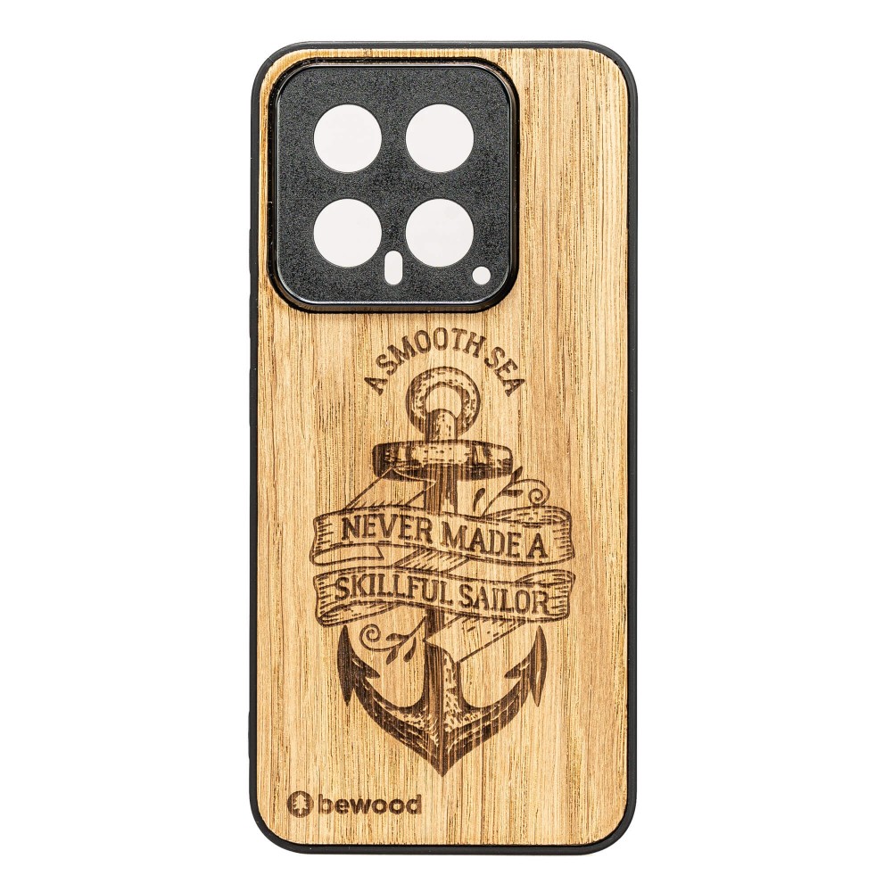 Drewniane Etui Bewood na Xiaomi 14 Pro KOTWICA DĄB (1)