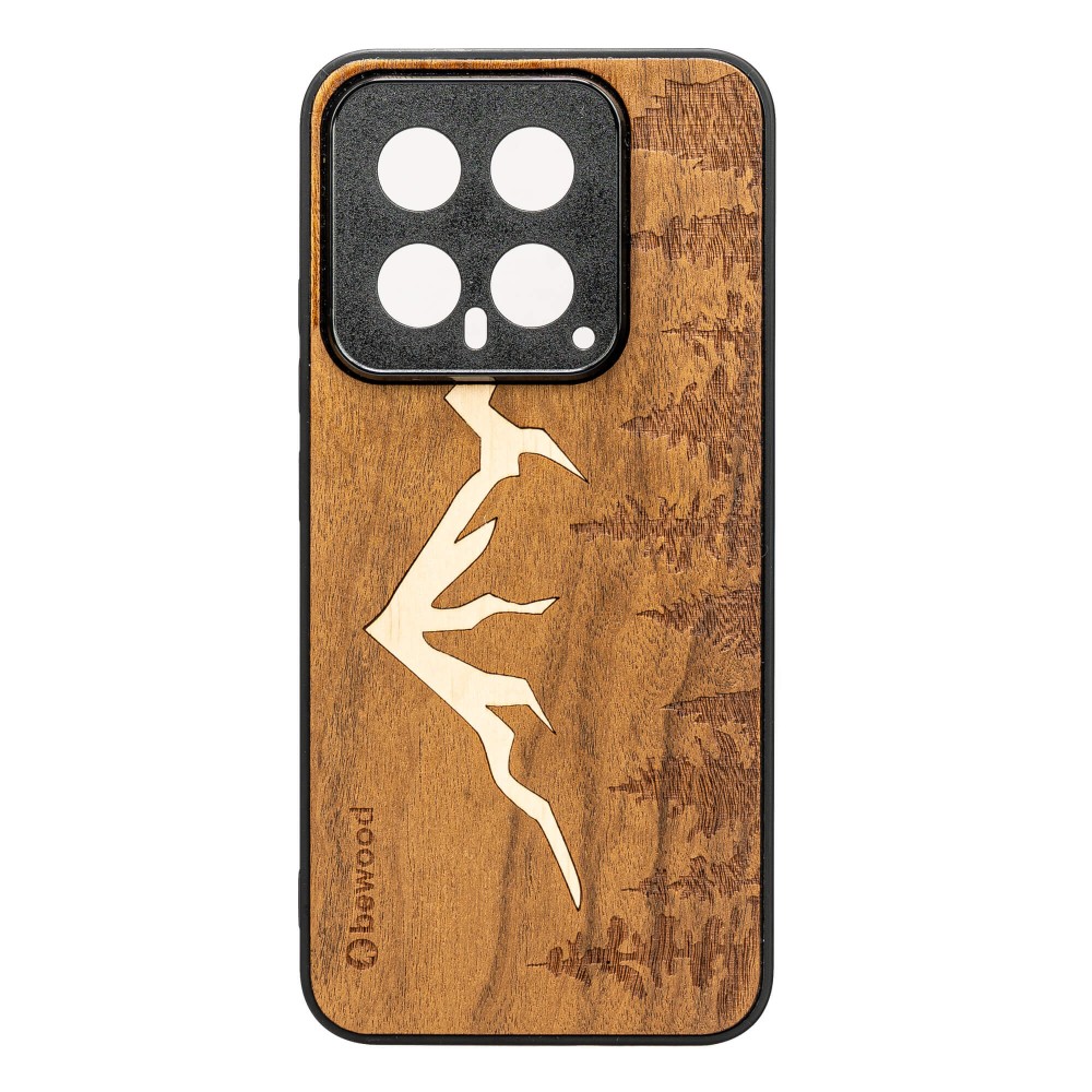 Drewniane Etui Bewood na Xiaomi 14 Pro GÓRY IMBUIA (1)