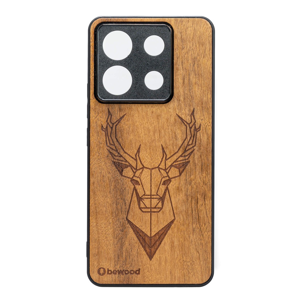 Drewniane Etui Bewood do Xiaomi Redmi Note 13 5G JELEŃ IMBUIA (1)