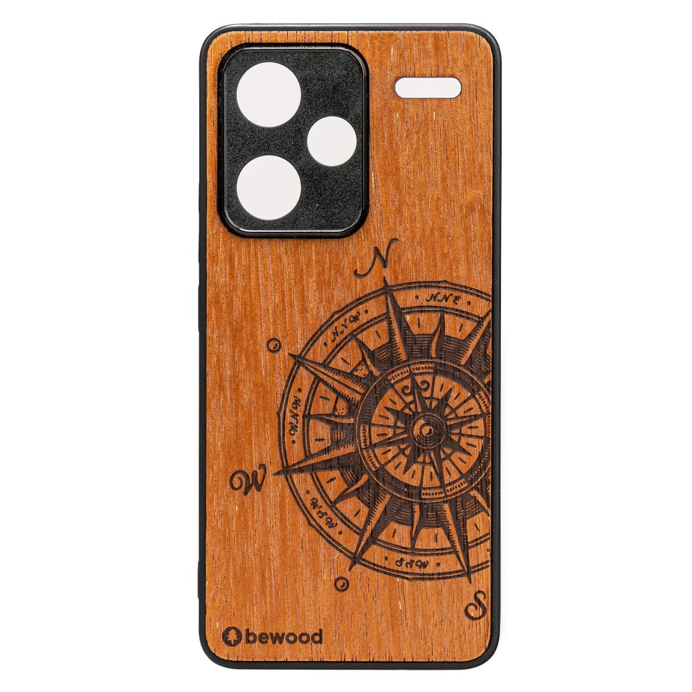 Drewniane Etui Bewood do Xiaomi Redmi Note 13 Pro Plus 5G TRAVELER MERBAU (1)