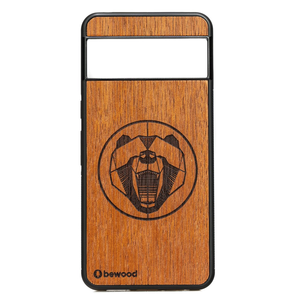 Drewniane Etui Bewood do Google Pixel 8 Pro NIEDŹWIEDŹ MERBAU (1)