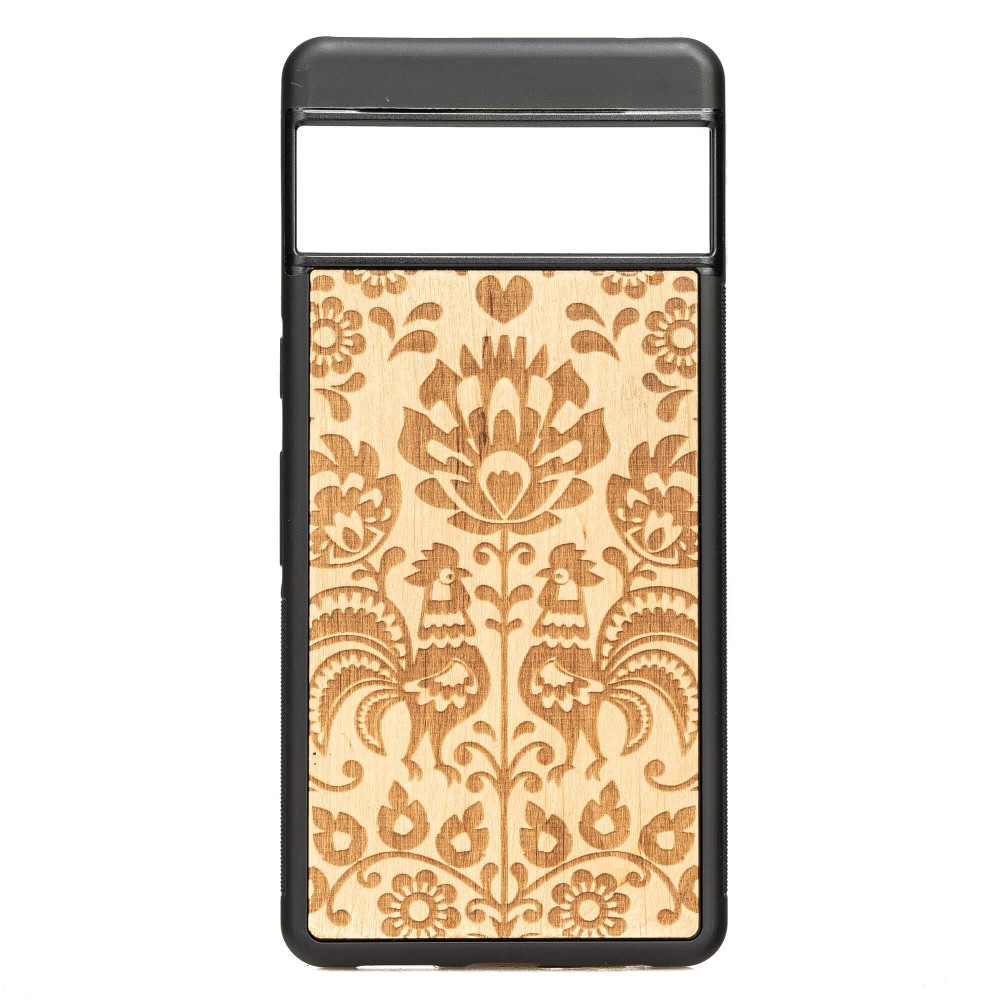 Drewniane Etui Bewood do Google Pixel 7 POLSKI FOLK ANIEGRE (1)