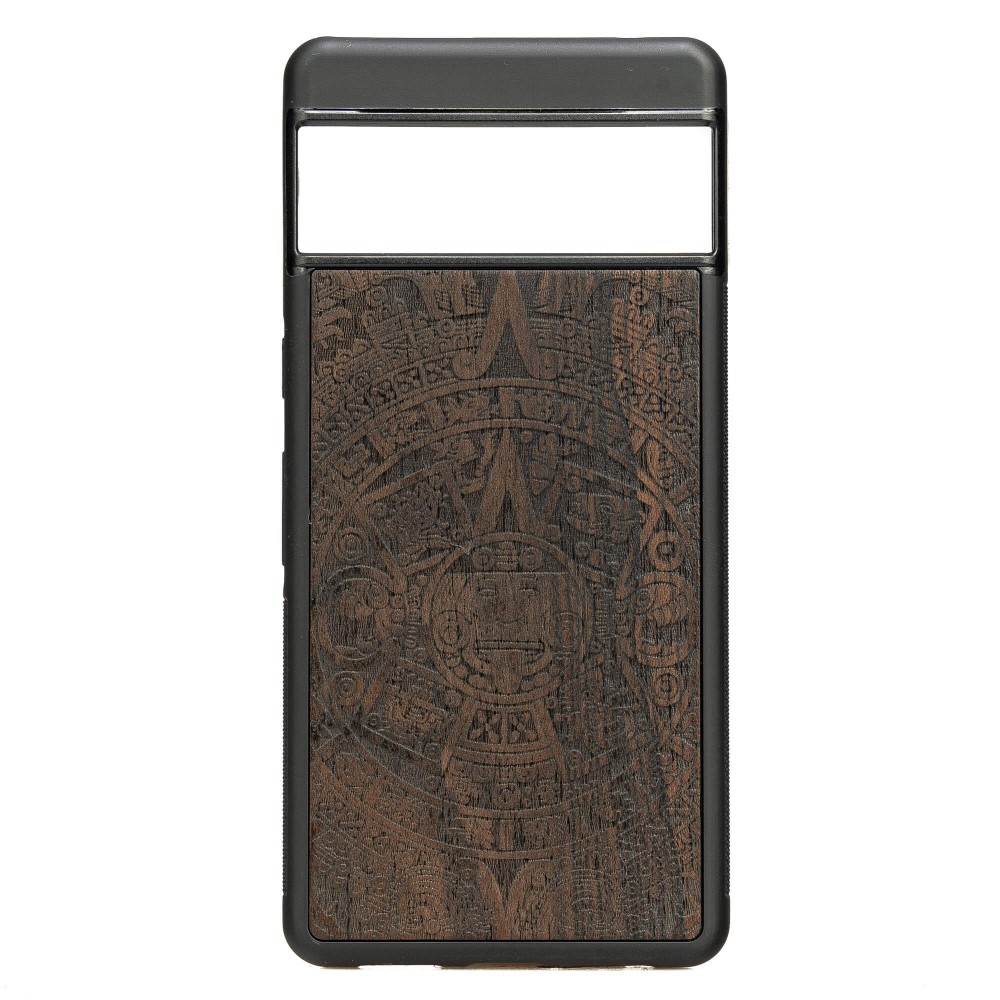 Drewniane Etui Bewood do Google Pixel 7 KALENDARZ AZTECKI ZIRICOTE (1)