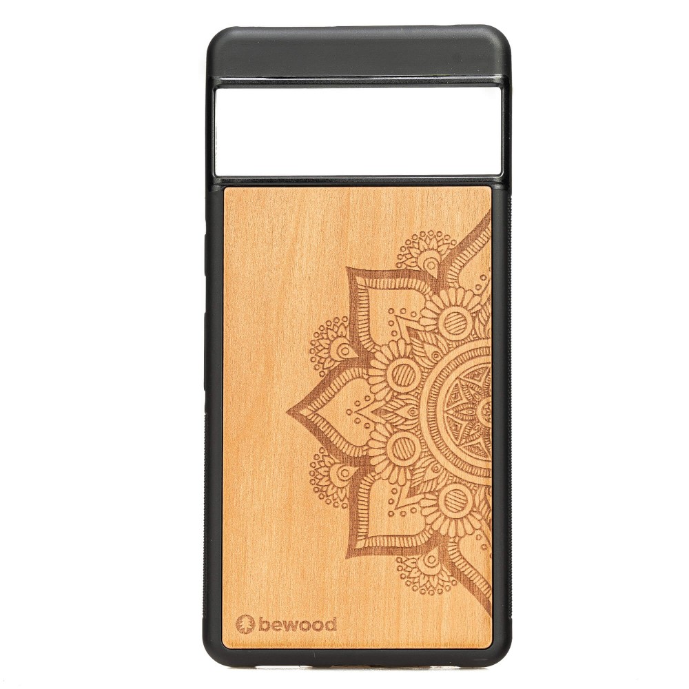 Drewniane Etui Bewood do Google Pixel 7 Pro MANDALA JABŁOŃ (1)