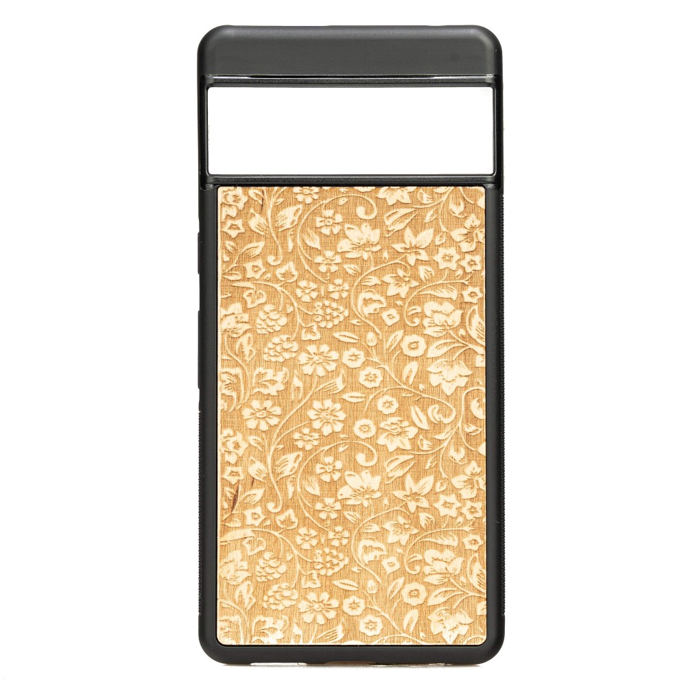 Drewniane Etui Bewood do Google Pixel 7 Pro KWIATY POLNE ANIEGRE (1)