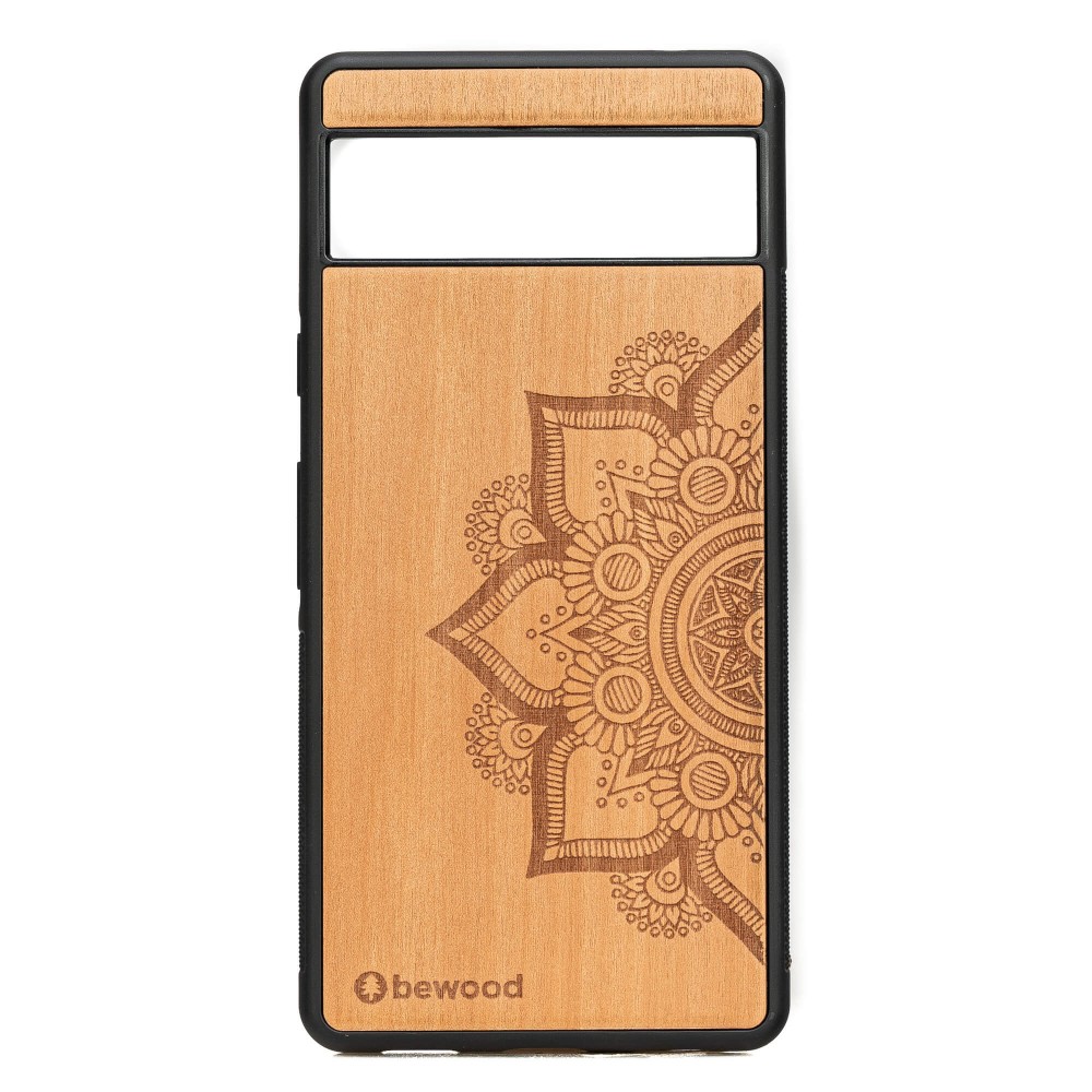 Drewniane Etui Bewood do Google Pixel 7A MANDALA JABŁOŃ (1)
