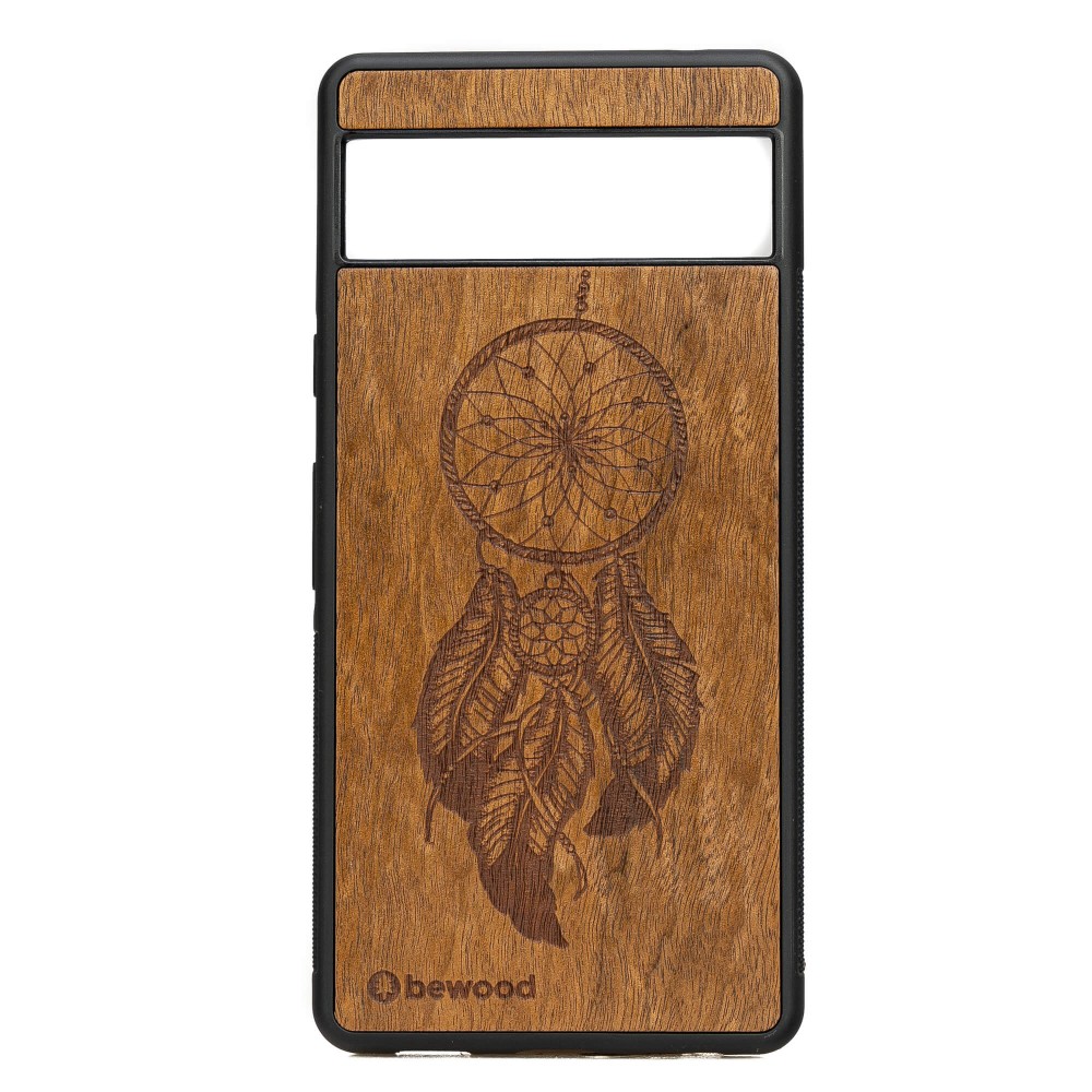 Drewniane Etui Bewood do Google Pixel 7A ŁAPACZ SNÓW IMBUIA (1)