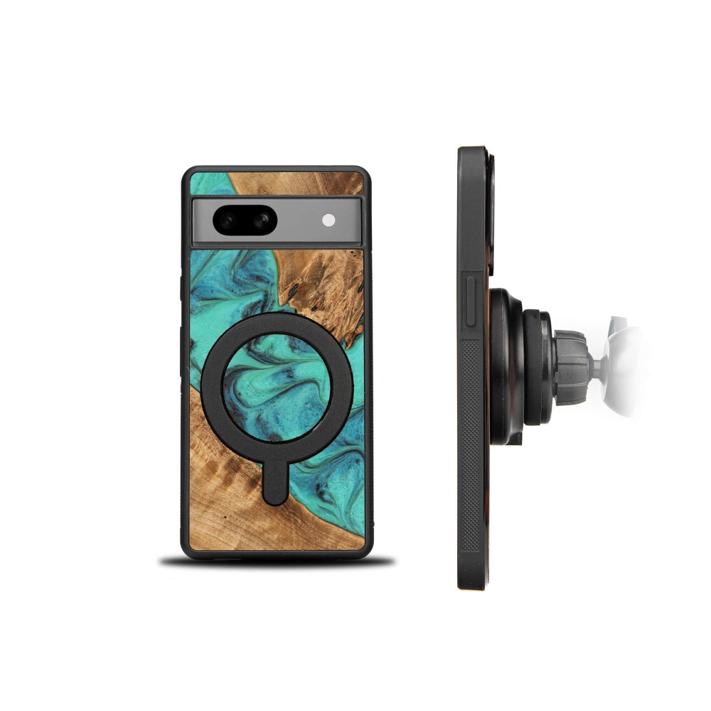 Etui Bewood Unique do Google Pixel 7A - Turquoise (2)