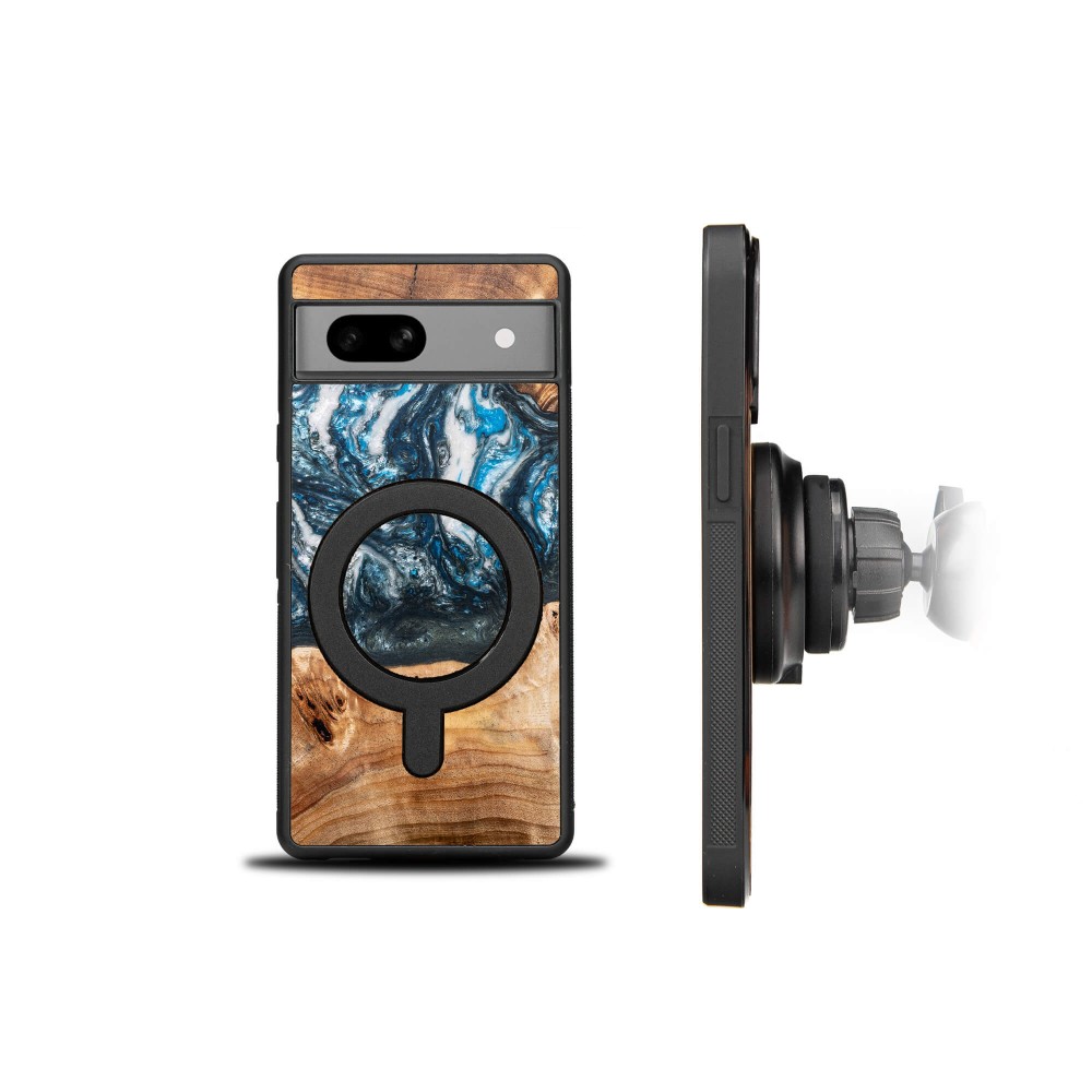 Bewood Resin Case - Google Pixel 7A - Planets - Earth (2)