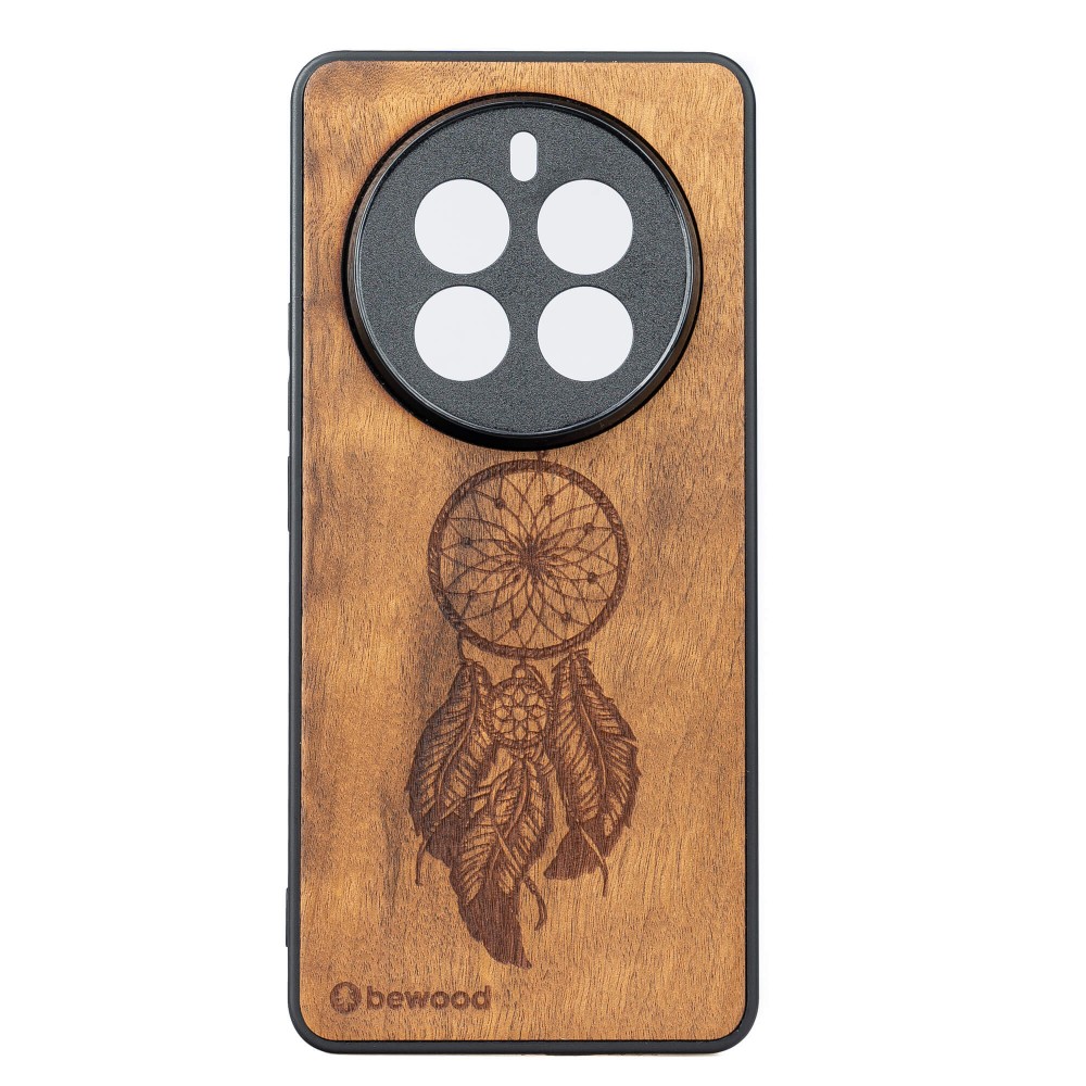 Drewniane Etui Bewood do Realme 12 Pro / 12 Pro Plus ŁAPACZ SNÓW IMBUIA (1)