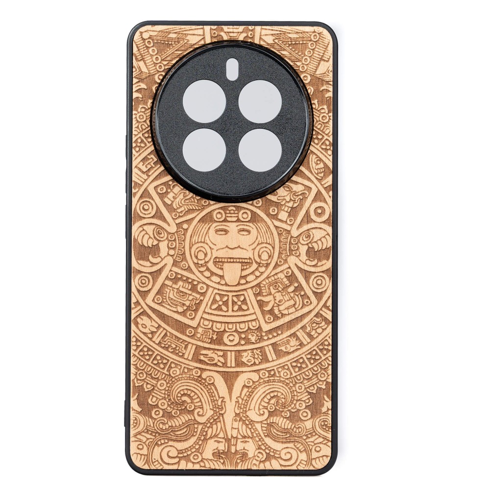 Drewniane Etui Bewood do Realme 12 Pro / 12 Pro Plus KALENDARZ AZTECKI ANIEGRE (1)