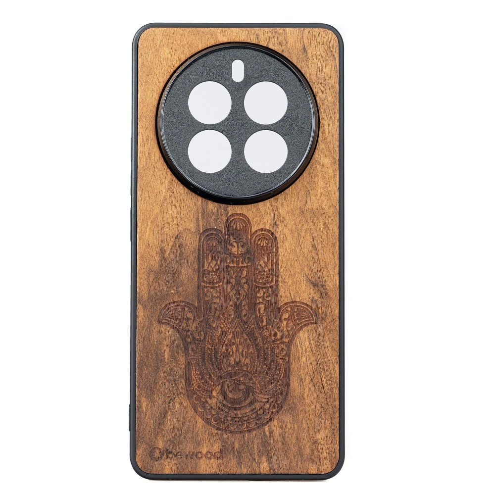 Drewniane Etui Bewood do Realme 12 Pro / 12 Pro Plus HAMSA IMBUIA (1)